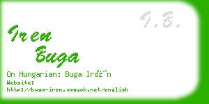 iren buga business card